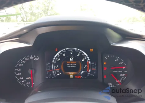 2014 Chevrolet Corvette Stingray из США, поврежденный, VIN 1G1YA2D70E5122685